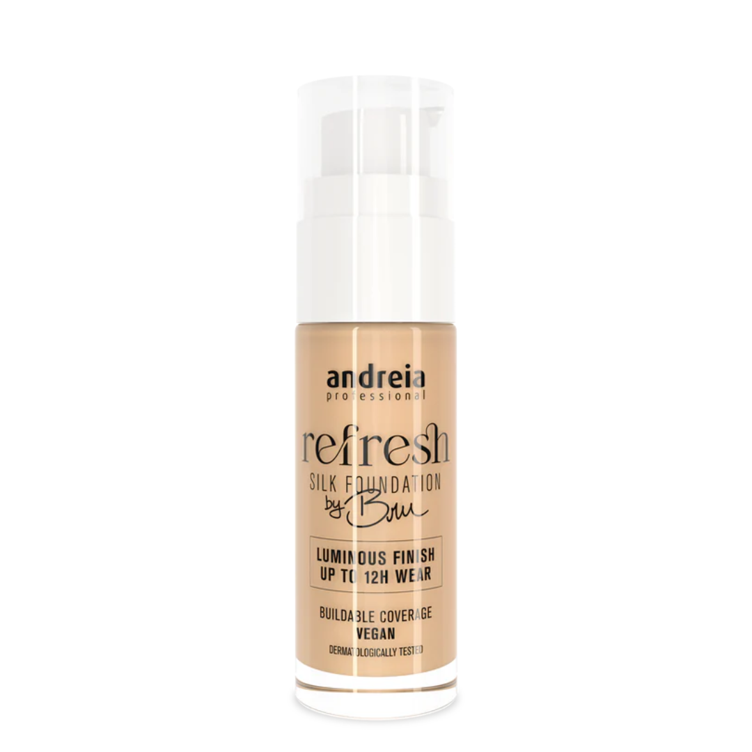 Andreia Refresh Silk Foundation By Bru 01 Creme 30ml