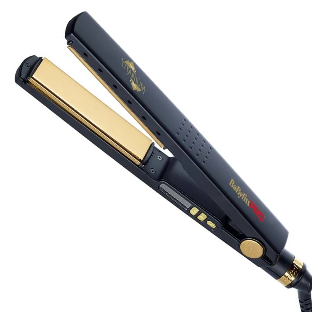 BaByliss Pro Black Straightener Prancha Titanium - Ionic