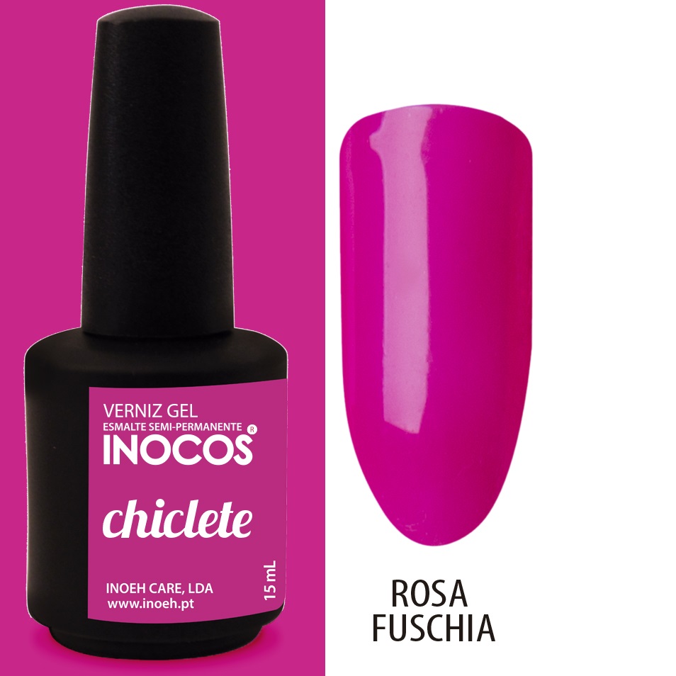 Verniz Gel Inocos Chiclete 15ml
