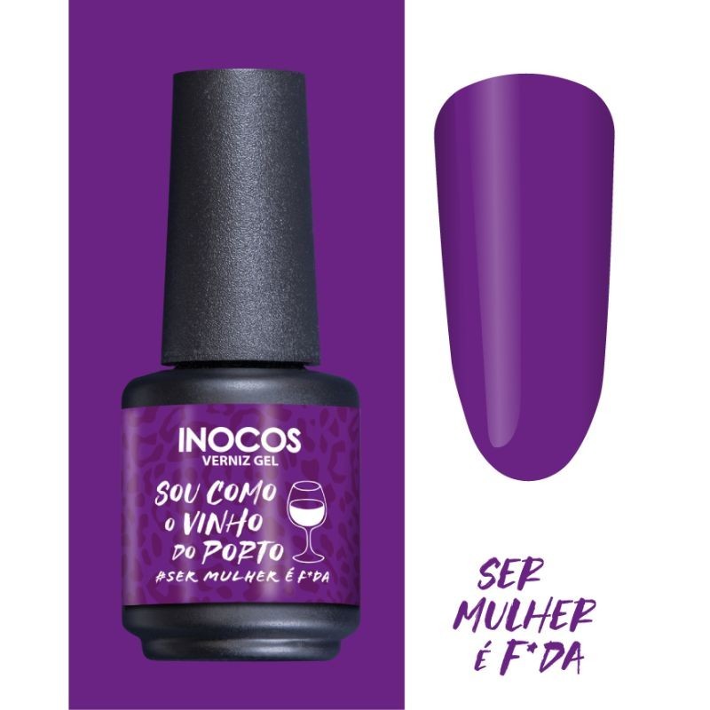 Verniz Gel Inocos Sou Como o Vinho do Porto 15ml