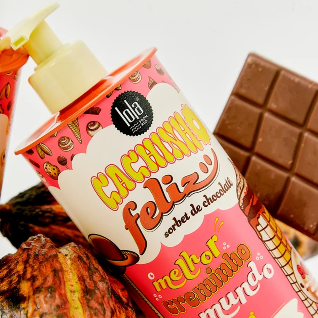 Lola Cosmetics Cachinho Feliz Chocolate Creme de Pentear 450gr - Image 2