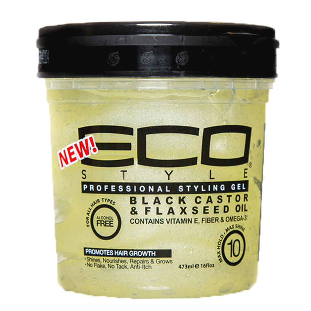 Eco Style Gel Black Castor 473 ml
