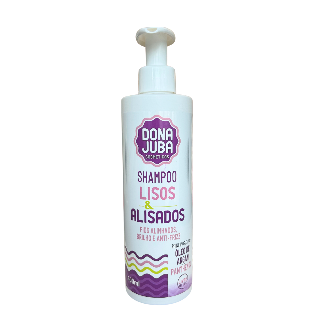 Shampoo Lisos e Alisados Dona Juba 400ml