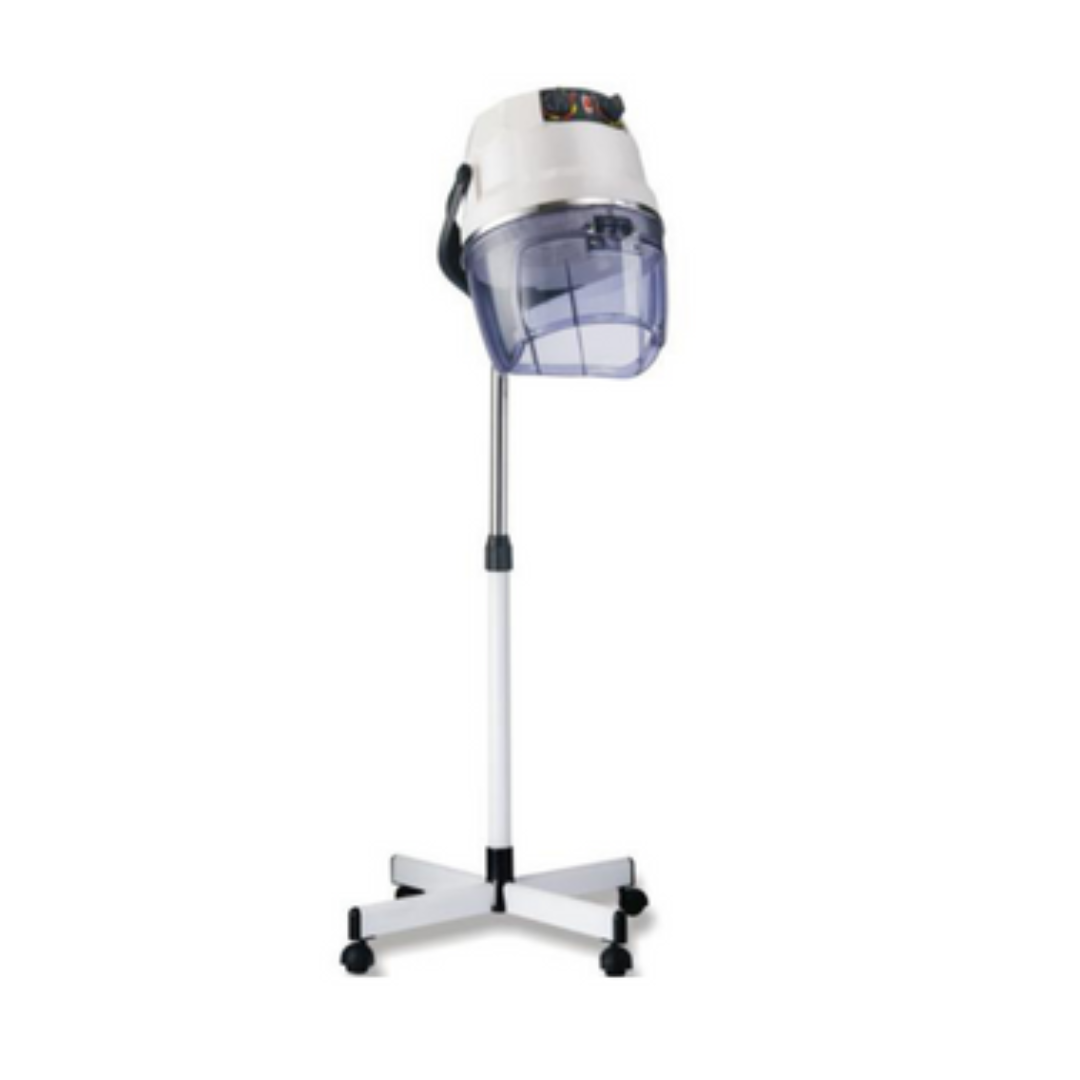 Secador Capacete Cabelo de Pé Preto