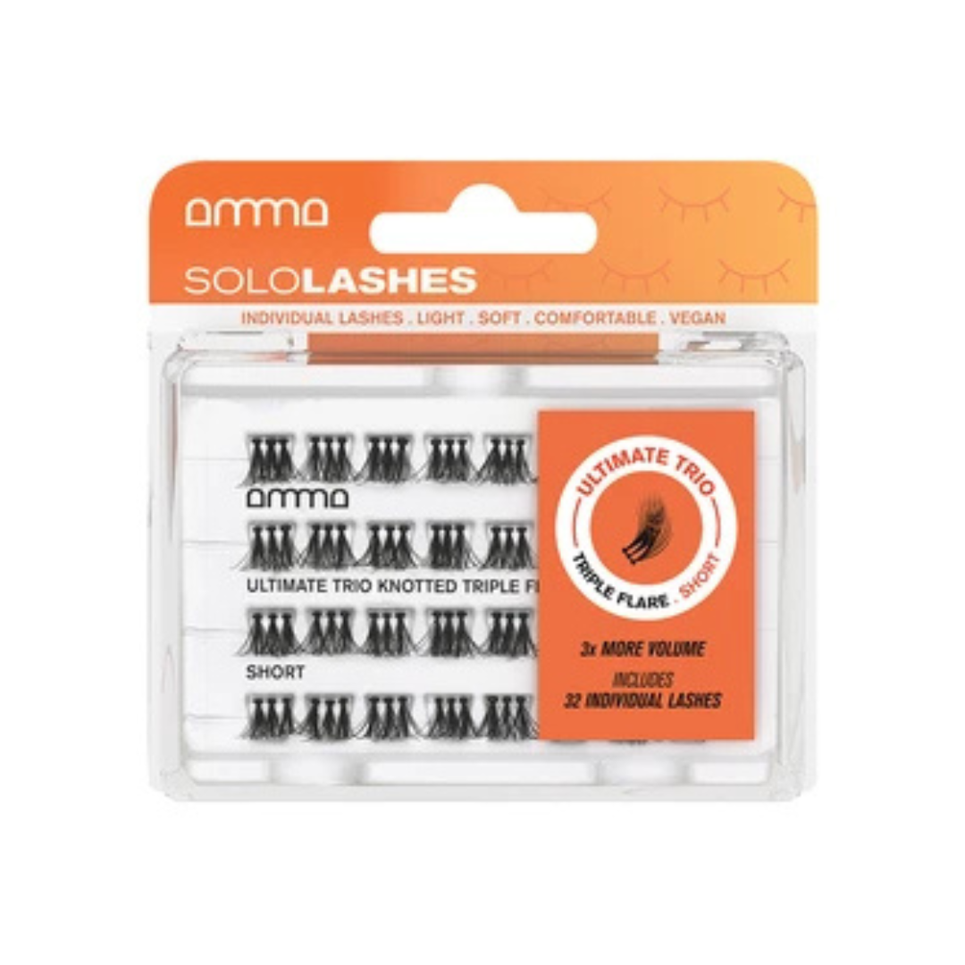Andreia Sololashes Ultimate Pestanas Postiças Trio Triple Flare S