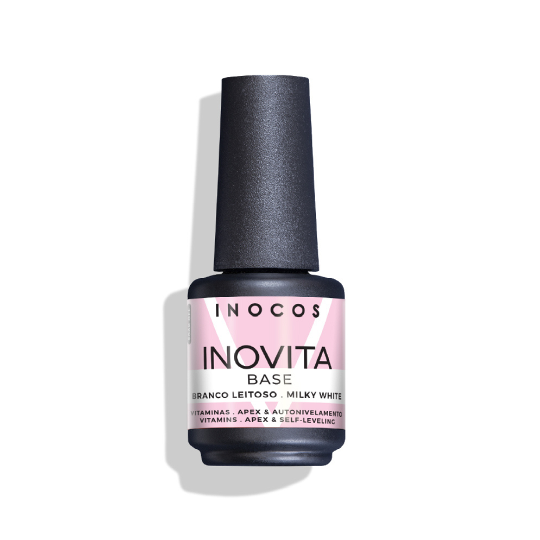 VERNIZ GEL BASE BRANCO LEITOSO INOVITA 15ml